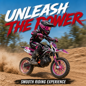 Motos de Cross de Gasolina <span class=keywords><strong>Baratas</strong></span> y de Buena Calidad, Color Rosa, <span class=keywords><strong>49cc</strong></span>, Buena Absorción de Impactos, Almacén en EE. UU., Mini Motocicleta Todoterreno para Niños - Product Image 2