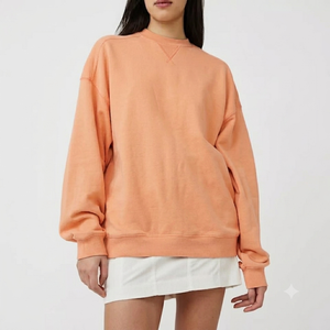 Sweat-shirt oversize à col montant pour femme, vêtement de style élégant, à manches longues, confortable, fabrication sous marque privée - Product Image 1