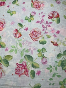 Tela de Popelina de Algodón con Estampado Floral, 58/60 Pulgadas, Peso Medio, Tejida para Textiles del Hogar y Prendas Femeninas - Product Image 3