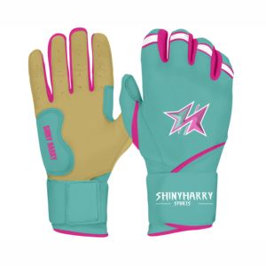 Gants de baseball durables en cuir, gants de frappe de baseball, couleurs marine, fabrication directe, gants de frappe de baseball à doigts complets, vente en gros - Product Image 2