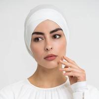 Sous-Hijab Personnalisé en Fibre de Bambou, Respirant, Séchage Rapide, Extensible, Bonnet Intérieur Sportif, Couverture Complète pour Femmes Musulmanes