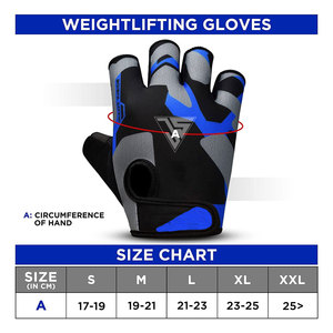 Guantes de Medio Dedo con Logotipo Personalizado OEM, Hechos de Tela Elástica de Poliéster, Cuero Sintético y Tela de Pana - Product Image 3