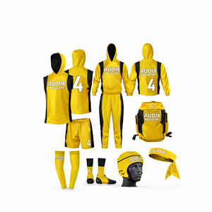 Suministro al por Mayor de Uniformes de Fútbol 7v7 Personalizados, Conjunto de Camiseta y Pantalones Cortos Sublimados, Kit Completo para Equipo, Unisex, para Adultos, Paquete Deportivo - Product Image 2