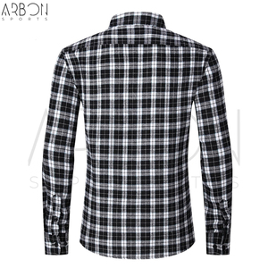 Chemises en flanelle de qualité supérieure, nouvelle collection, blanc et noir, 2 en 1, grandes tailles, respirantes, personnalisées, fabriquées au meilleur prix - Product Image 2