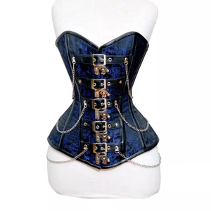 เสื้อครอเซ็ทวินเทจสำหรับผู้หญิง เซ็กซี่ กระชับสัดส่วน ระบายอากาศได้ดี ดีไซน์ทันสมัย ผ้าปักลาย สำหรับสาวพลัสไซส์ - Product Image 1