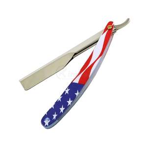 Navaja de Afeitar Profesional con Mango de Madera Curvado, Herramienta de Afeitado Manual para Barberos, Fabricante OEM ODM - Product Image 2