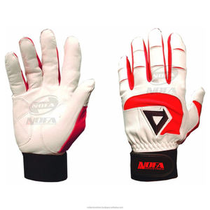 Meilleure vente de gants de battage de baseball en cuir synthétique, gants de battage en cuir de chèvre, lanière de poignet extra longue, gants de battage pour adultes - Product Image 5