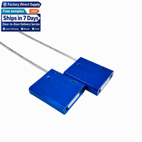 Sceau de sécurité YSD réglable pour conteneurs de fret, avec câble de serrage 1,5 mm, 1,8 mm, 2,0 mm
