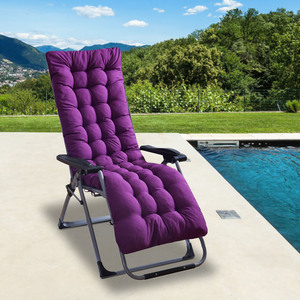 67x22in or 71x22in Size Options Outdoor Deck Chair Cushion Chaise Lounger <b>Recliner</b> Rocking Chair Mat for Sofa & Mat - Product Image 2
