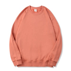 Genser-Sudadera blanca Lisa para hombre, Jersey grueso de algodón y poliéster con cuello pesado, Unisex, 350GSM, último diseño, 2021 - Product Image 3