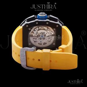 Premium Quality Moissanite Diamond Quartz <b>Watch</b> Women Crystal Decor Slim Design <b>Waterproof</b> <b>Watch</b> Available At Best Price - Product Image 3