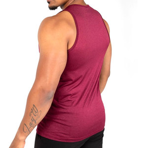 Débardeur de sport décontracté pour homme, personnalisé OEM, en polyester-coton, col en V, anti-plis, vêtements de sport de haute qualité pour la musculation et le fitness - Product Image 6