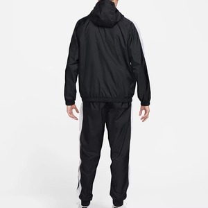 Custom Plain Street wear Nylon Tracksuit Mens High Quality 2-Piece <b>Set</b> Lightweight Baggy Oversized Crop Windbreaker tracksuit - Product Image 3