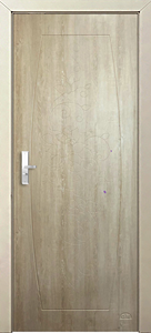Puerta de MDF de alta calidad moderna, plástico de PVC liso, característica antigrietas, OEM, apartamentos exteriores, superficie terminada, fábrica de Vietnam, otro - Product Image 6