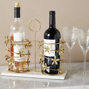 Estante para Botellas de Vino de Estilo Rústico Vintage en Madera para Bares, Pubs y Uso Decorativo, Soporte para Botellas de Vino - Product Image 5