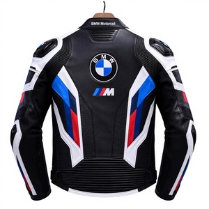 Chaqueta de Motociclismo Unisex de Cuero Vacuno Genuino, Equipo de Protección para Pista, Hecha a Medida, Certificación CE Nivel 2 - Product Image 3
