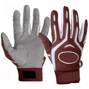 Gants de frappeur de baseball professionnels, forte adhérence, anti-transpiration, respirants, en cuir, ambidextres, taille XL, personnalisables OEM, légers, avec fermeture auto-agrippante - Product Image 6