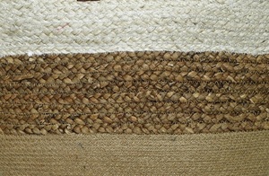 Sac fourre-tout en jute tissé pour femmes, style bohème, grande capacité, sac à bandoulière ouvert, sac de plage d'été, sac de shopping - Product Image 2