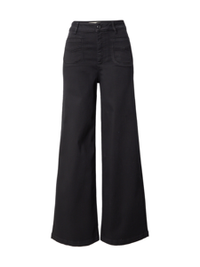 <span class=keywords><strong>Pantaloni</strong></span> casual da donna <span class=keywords><strong>neri</strong></span> <span class=keywords><strong>a</strong></span> <span class=keywords><strong>vita</strong></span> <span class=keywords><strong>alta</strong></span> e gamba dritta <span class=keywords><strong>con</strong></span> tasche e chiusura <span class=keywords><strong>a</strong></span> <span class=keywords><strong>bottoni</strong></span> - Product Image 5