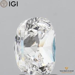 Diamant de laboratoire CVD Pure Brilliance, taille coussin, 3,00 carats, avec certificat IGI, couleur F, clarté VS2, pour bague de mariée - Product Image 6