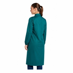 Bata Médica de Mezclilla para Mujer, Profesional, Manga Larga, Ecológica, Transpirable, para Hospital, Enfermería, Trabajo Sanitario, Doctora - Product Image 5