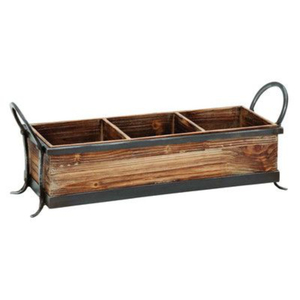 Rectangle Shape Luxury Natural Wooden Caddy Cutlery <b>Holder</b> for Home & Hotel Kitchenware Tabletop <b>Utensils</b> Organizer - Product Image 4