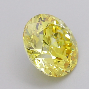 Diamant rond jaune de 1 carat, taille brillant, pierre précieuse certifiée de qualité supérieure pour la fabrication de bijoux, pierre à éclat premium - Product Image 3