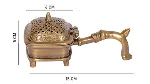 Quemador de Metal Religioso Ecológico, Estructura Resistente al Calor para Colecciones de Decoración Sostenible, Origen Indio, Precio al por Mayor - Product Image 2