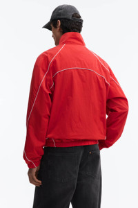 Veste coupe-vent technique haut de gamme personnalisée pour homme avec passepoil, légère et imperméable, idéale pour la course à pied (vente en gros) - Product Image 2