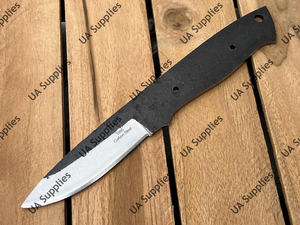 มีดทำมือสไตล์วินเทจคุณภาพสูงสำหรับตั้งแคมป์กลางแจ้ง DIY อเนกประสงค์ ใบมีดเปล่าแบบ Drop Point สำหรับ EDC  OEM/ODM - Product Image 2