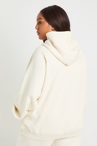 Sudadera con capucha extragrande para mujer, informal, holgada, de forro polar, con bolsillo canguro, manga larga, conjunto de ropa de descanso - Product Image 2