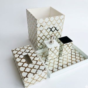 Luxury Glass Bathroom Accessories Set Premium Transparent <b>Soap</b> Dispenser Toothbrush <b>Holder</b> Tumbler <b>Soap</b> <b>Dish</b> Modern Washroom - Product Image 2