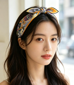 Écharpe carrée en mélange de laine et de soie de mûrier, écharpe de luxe pour femme, foulard, châle, accessoire de mode multifonctionnel - Product Image 1