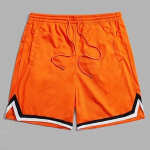 Logo personnalisé OEM Short de basket-ball en maille de polyester 100% pour hommes, vêtements de sport de gymnastique respirants avec motif solide - Product Image 3