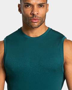 Camiseta Deportiva de Algodón Suave Personalizada al por Mayor, Camiseta Deportiva Negra para Fisicoculturismo para Hombre - Product Image 3