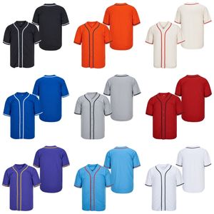 In Stock Baseball Jersey Casual Training Wear Custom Embroidery Print Number Letter Jersey Button <b>Down</b> Baseball Shirt - Product Image 4
