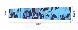 SPARKWELL INDUSTRIES Unisex Cycling Arm Sleeves Anti-UV Protection Quick Dry Spandex/Polyester Sports Compression Arm <b>Covers</b> for - Product Image 2