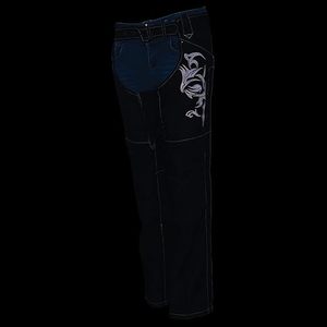 Custom Outdoor Sports Full Long Bull <b>Chaps</b> Men Horse <b>Riding</b> Leather Cowhide Leather <b>Chaps</b> New Design Customized Color - Product Image 5