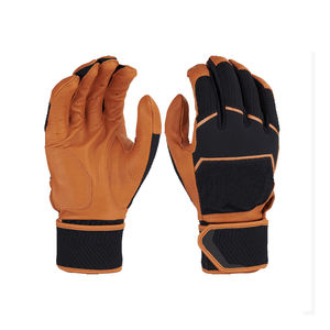 Gants de frappe de baseball de haute qualité en cuir véritable, couleur et logo personnalisés, usage professionnel, service ODM OEM - Product Image 1