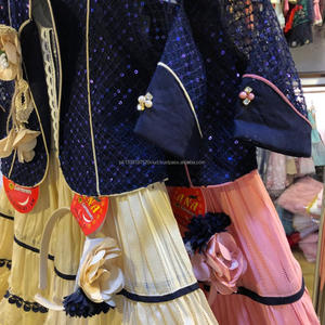 ชุดเดรสผ้าฝ้ายแจ็คการ์ดสำหรับเด็กผู้หญิง,ดีไซน์แฟนซีแฟนซีใหม่ดีไซน์แฟนซี - Product Image 6