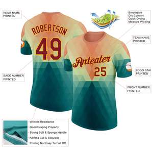 Nouvelle arrivée, maillot de baseball personnalisé, sublimation intégrale, polyester haute performance, vêtements de sport à séchage rapide, usine OEM - Product Image 2