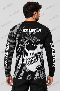 Camiseta de Motocross Personalizada de Manga Larga con Sublimación para Carreras MX y Off-Road – Fabricante de Ropa Deportiva OEM/ODM - Product Image 3