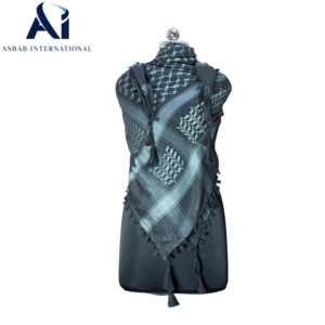 Pañuelo árabe Keffiyeh Shemagh Arafat al por mayor, pañuelo tradicional a cuadros para hombre, pañuelo palestino Keffieyeh - Product Image 2