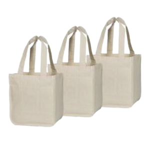 Juego de 3 bolsas de Yute natural de color crema con asas, uso superior perfecto, bolsas de lona de lujo de primera calidad, precios superiores - Product Image 1
