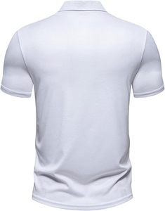 เสื้อกอล์ฟลำลองผู้ชาย LEAFITS LF-PS-0514 แขนสั้น ผ้าแคนวาสผสมฝ้าย ระบายอากาศได้ดี พิมพ์ลาย  ถักทออย่างดี  ปรับแต่งได้ - Product Image 3