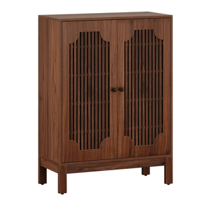 Mobile Portascarpe Moderno in Legno Massello con Ripiani Regolabili per Arredamento Casa - Product Image 2