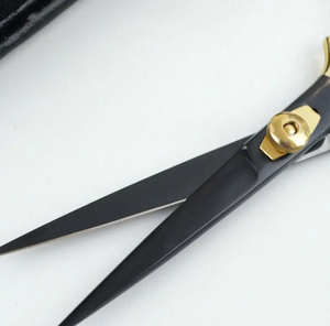 High Quality Customized Color Professional Stainless Steel Barber Hair Cutting Scissors Thinning <b>Shears</b> Barber Scissors Kit - Product Image 5