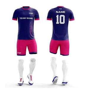 Wholesale Blank Football Uniforms 100% <b>Polyester</b> Quick Dry Breathable Anti-Bacterial Eco-Friendly Sublimated 2026 National Team - Product Image 4