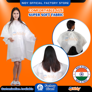 Nidy Cape de Coiffure Jetable Imperméable pour Hommes et Femmes – Idéale pour Salons - Product Image 2
