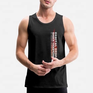 Men's Gray Knitted Tank <b>Top</b> with Rainbow <b>Heart</b> Peace Sign Print Front Logo Smart Casual O-Neck Breathable 100% Cotton Shirt - Product Image 3